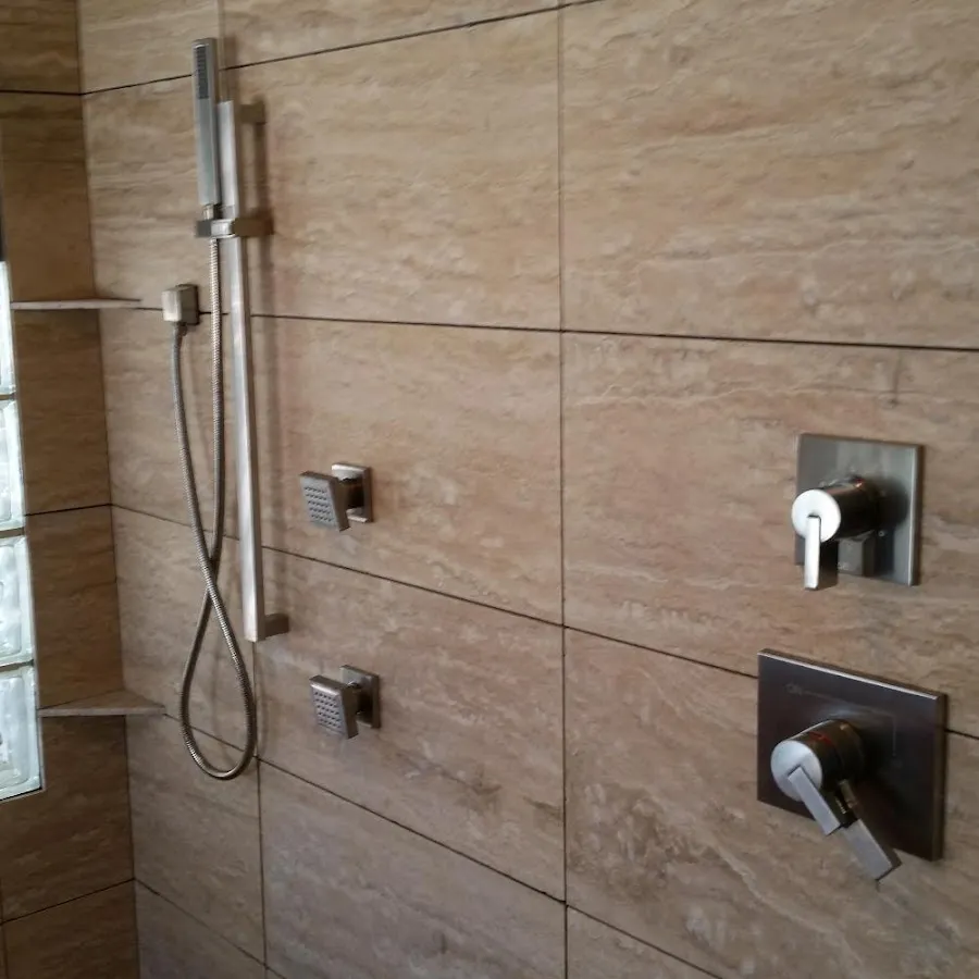 Shower fixture installation for Water Heater Replacement in Dakota Dunes